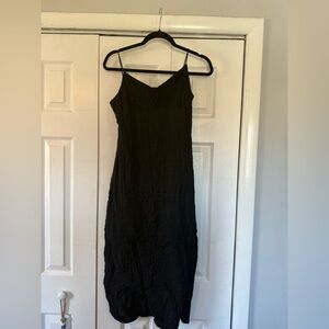 Classic Black Spaghetti Strap Dress